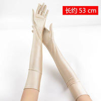 UV Protection Arm Sleeves for Driving & Cycling - Thin, Stretchy, Long