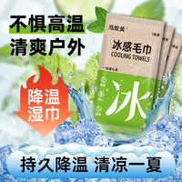 Cooling Mint Ice Towel for Outdoor Sports and Heatstroke Prevention