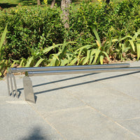 Stainless Steel Garden Hoe and Rake Set with 1.2m Handle for Outdoor Gardening