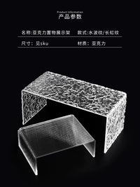 Acrylic Display Riser Stand for Jewelry, Shoes, and Bags