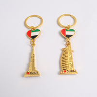 Dubai Burj Khalifa & Burj Al Arab Keychain Souvenir