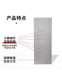 Double-Sided Notched Trowel for Plastering and Tiling, Cement Mortar Spreader Tool