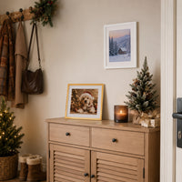 Christmas DIY Photo Frame PVC Desktop Display for Holiday Decor