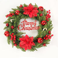 Christmas Artificial Tinsel Wreath for Holiday Decor
