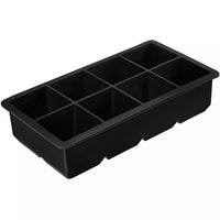 8-Cavity Silicone Ice Ball and Cube Mold for Freezer, Food-Grade