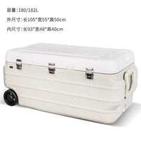 Liushan 180L Large Capacity Insulated Cooler Box for Sea Fishing, Car, Outdoor, Seafood Preservation