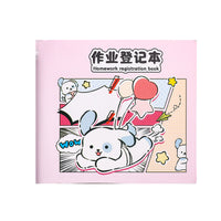 Student Homework Record Notebook with Neutral Pen, Portable and Waterproof