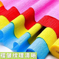 Crepe Paper for DIY Crafts, Flower Making, and Decorative Projects - Assorted Colors