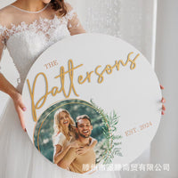 Personalized Wedding Guest Book Alternative Custom Last Name Sign for Wedding Anniversary Bridal Shower Event Keepsake