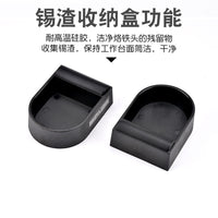 Soldering Iron Tip Cleaner with High-Temperature Bakelite Box for Solder Slag Collection