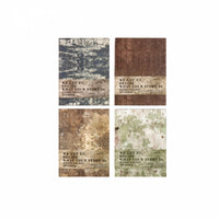 Jilv Yanji Life Series Fold-Out Notebook Vintage Hand-Painted Kraft Paper Journal