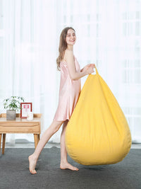 PUANSES EPP Bean Bag Chair for Bedroom Balcony, Single Person Recliner Sofa
