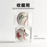Tang'an Signature Baseball Display Case, High Transparency Acrylic Dustproof Collector Box