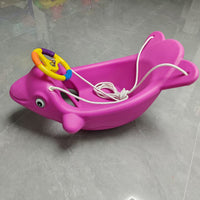 Kids' Single Plastic Swing Seat for Indoor/Outdoor Playgrounds