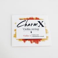 CharmX Nylon Core Violin Strings Set for Professional Performance and Exams, Adult and Children, 4/4 Size