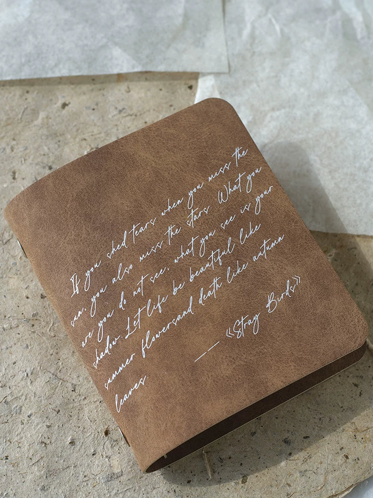 Moxia Vintage TN Travel Journal Notebook with Refillable Pages