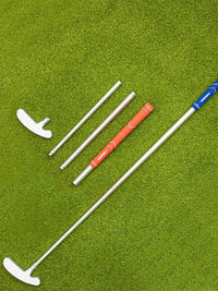 FunGreen 3-Section Aluminum Alloy Golf Putter for Beginners, Double-Sided Portable Practice Club