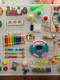 Montessori Busy Board House DIY Accessories for Toddler Educational Toy Kindergarten Quiet Corner