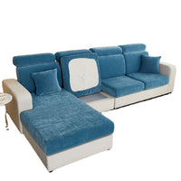 New Solid Color Chenille Sofa Cover Elastic All-inclusive Winter Thickened Sofa Cushion Cover Universal Cross-border Wholesale