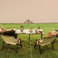 Hexagonal Blackout Tarp Shelter for Outdoor Camping, UV Protection & Waterproof