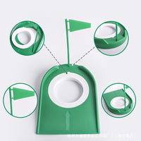 Portable Golf Putting Cup with Flag for Indoor Practice and Training