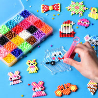 Magic Water Sticky Beads Kit, DIY Handicraft Puzzle Toys for Kids, Educational Assembly Toy
