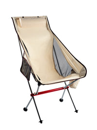 Portable Folding Camping Chair Lightweight Moon Chair for Outdoor Fishing Garden Art Sketching