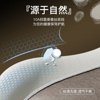 Men's Seamless Thermal Underwear Boxer Briefs with Silk Antibacterial Properties