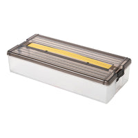 Perler Bead Storage Box with Lid and Handle, Stackable Transparent Organizer for Craft Supplies