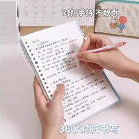 Minimalist A5 Loose-Leaf Notebook for Meetings, Notes, and Study