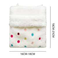 Small Pet Double-Layer Warm Sleeping Bag for Winter Cages