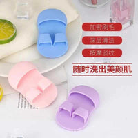 Mini Silicone Finger Facial Cleansing Brush for Massage and Makeup Removal, Portable Blackhead Remover