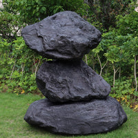 Outdoor Garden Fiberglass Artificial Rock Landscape Ornament