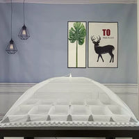 Foldable Rectangular Food Cover Tent for Dining Table, Reusable Mesh Screen Food Protector