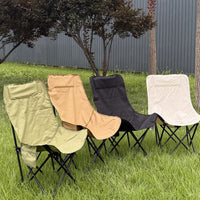Portable High-Back Moon Chair for Camping, Beach, Fishing, and Outdoor Activities
