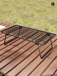 Portable Folding Camping Grill Stand Mini Stove Rack for Outdoor BBQ Picnic Cookware