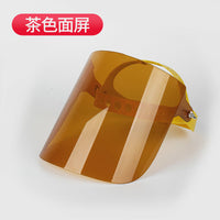 Transparent Protective Welding Face Shield Anti-Splash Oil Fume Mask Industrial Grade Full Face Protection