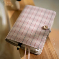 Vintage A5/A6 Loose-Leaf Notebook with Yarn-Dyed Fabric Cover, Republic of China Style Journal