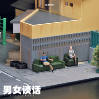 1:64 Scale Miniature Figure Models for Diorama and Macro Photography
