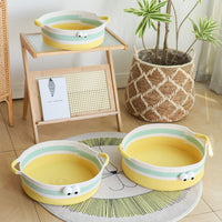 Hand-Woven Rattan Cat Bed with Cushion - Summer Cool Pet Hammock for Cats