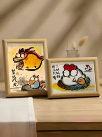 Father's Day Gift Picture Frame with Humorous Calligraphy for Dad