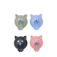 Interactive Suction Cup Cat Wand Toy with Bell and Replaceable Feather Refills