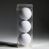 Golf Practice Balls Gift Set with Transparent PVC Box
