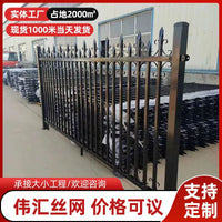 Zinc Steel Anti-Climb Security Fence for Villas and Gardens