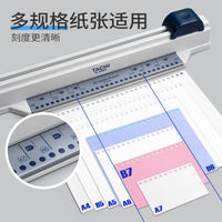 Manual 30-Hole Puncher for A4 Documents and Papers, Heavy-Duty Binding Machine