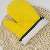 Heat Resistant Polyester Oven Mitts for Baking and Grilling