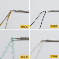 Flexible Spring Threader for Drawstrings and Elastics