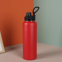 304 Stainless Steel Vacuum Insulated Water Bottle with Direct Drink Lid, Large Capacity Portable for Outdoor Sports