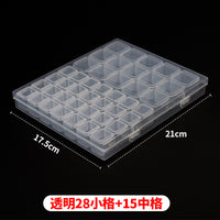 Portable Multi-functional Jewelry Storage Box with Anti-oxidation Compartments for Earrings and Cards