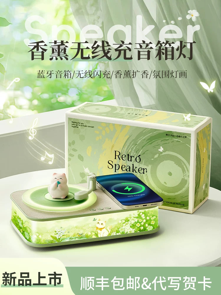 Creative Gift Box Set with Aroma Diffuser and Bluetooth Speaker for Women, Friends, and Graduates